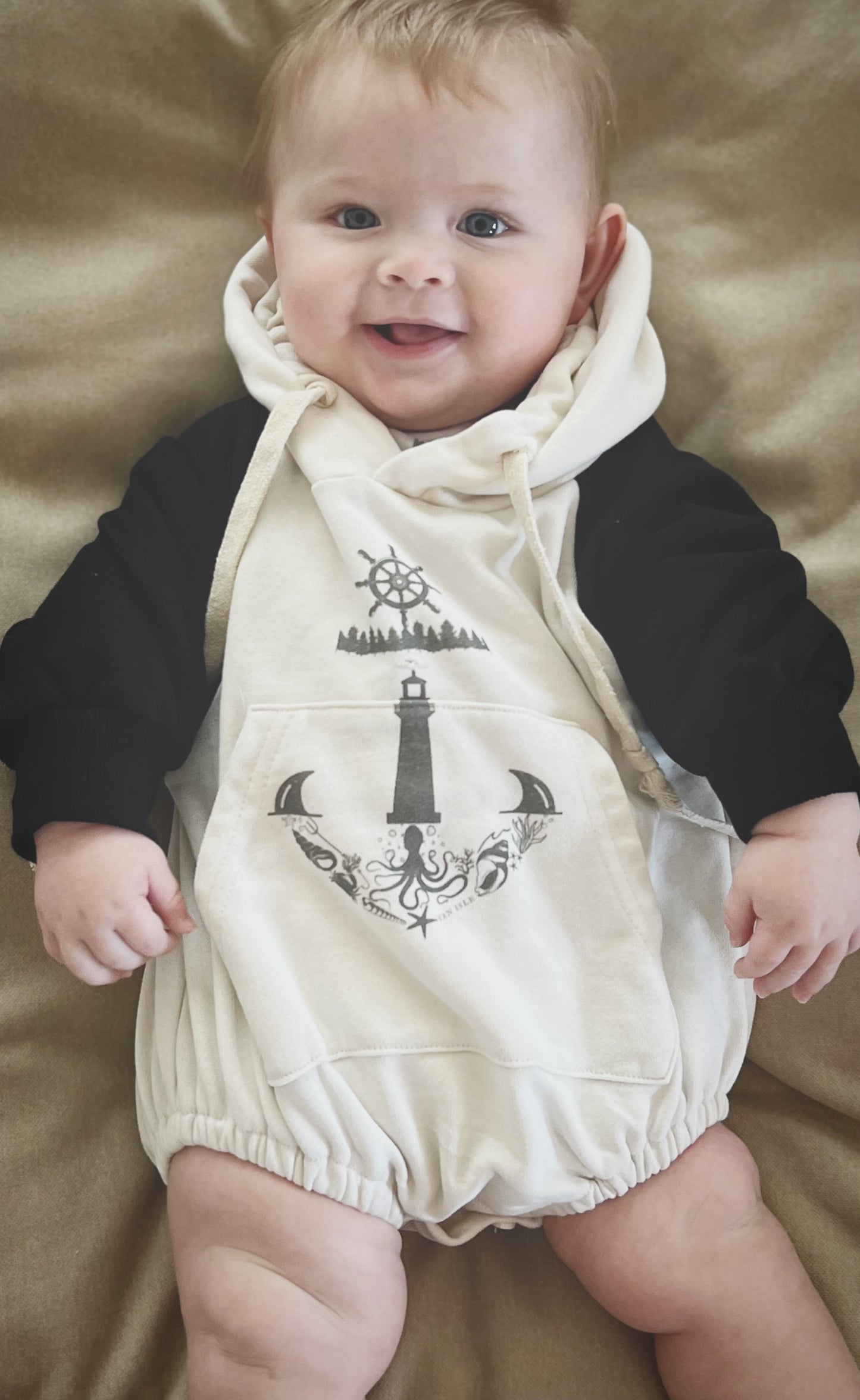 Anchors Aweigh Hoodie Romper